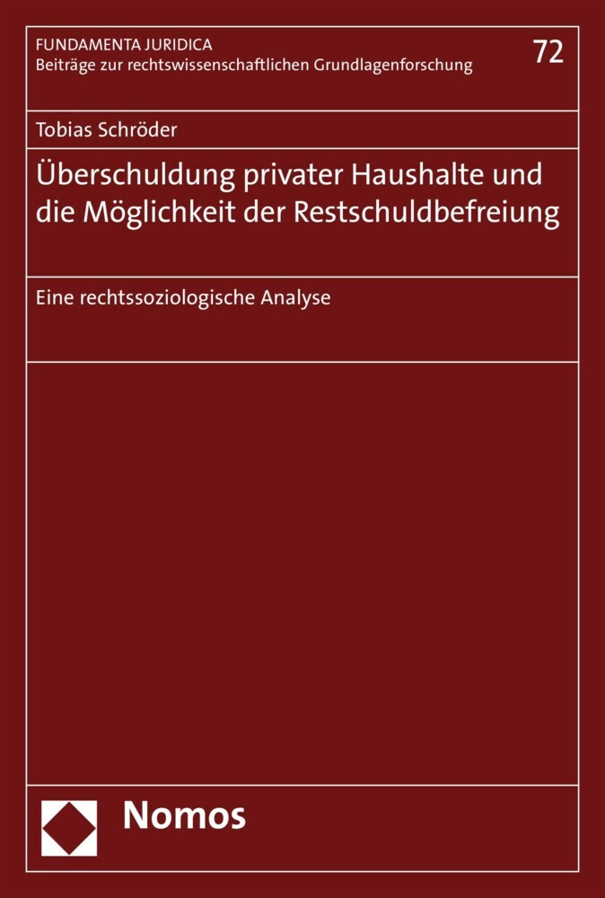 Überschuldung privater Haushalte und die Möglichkeit der Restschuldbefreiung main product photo