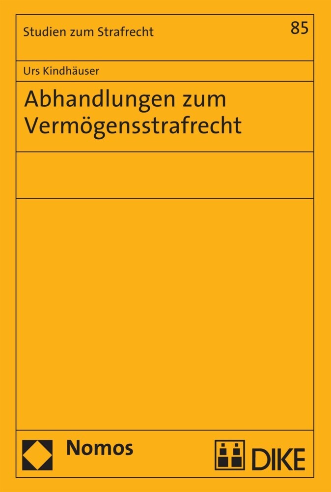 Abhandlungen zum Vermögensstrafrecht main product photo