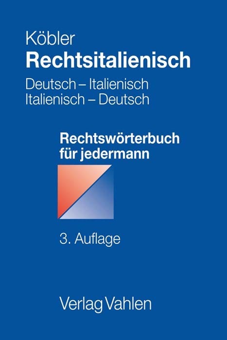 Rechtsitalienisch main product photo