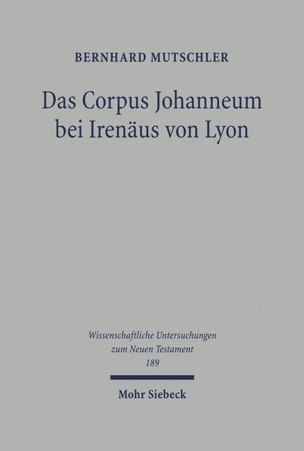 Das Corpus Johanneum bei Irenäus von Lyon main product photo