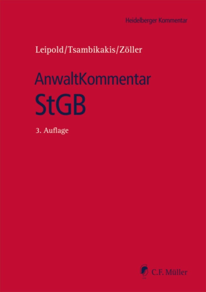 AnwaltKommentar StGB main product photo