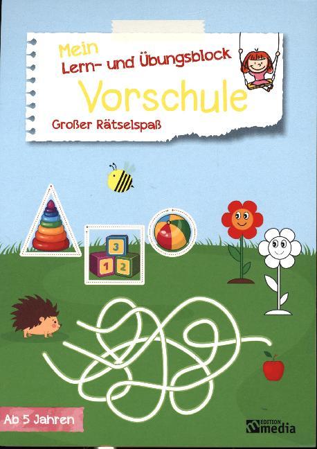 Mein Lern- & Übungsblock Vorschule - Großer Rätselspaß main product photo