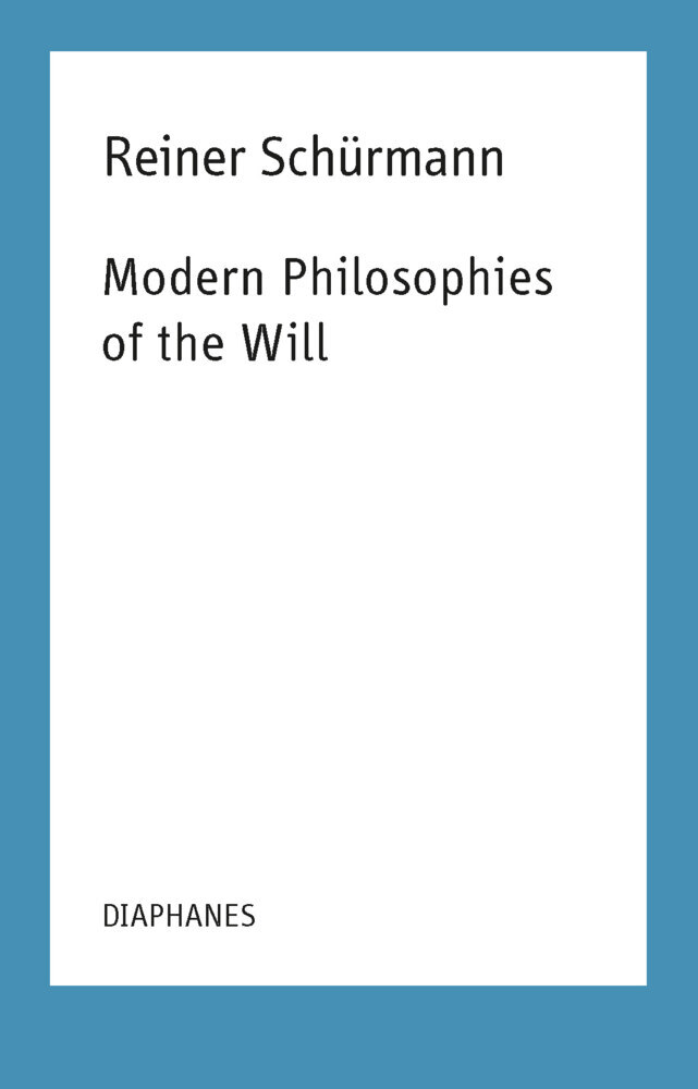 Modern Philosophies of the Will main product photo