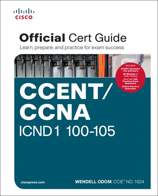 CCENT/CCNA ICND1 100-105 Official Cert Guide main product photo