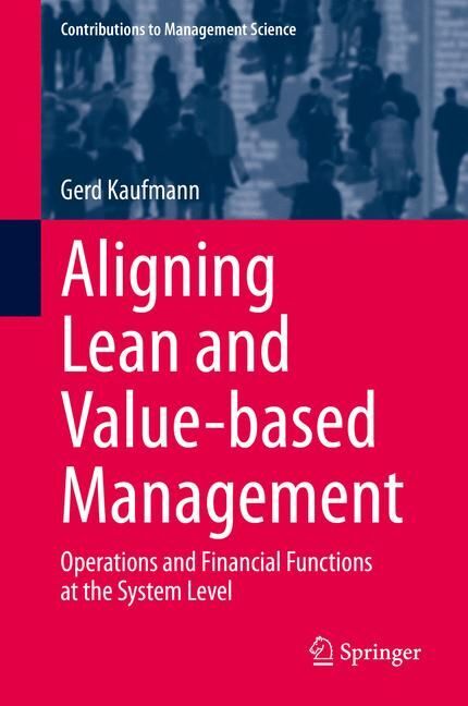 Aligning Lean and Value-based Management main product photo