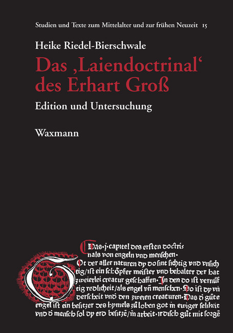 Das 'Laiendoctrinal' des Erhart Groß main product photo
