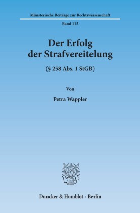 Der Erfolg der Strafvereitelung