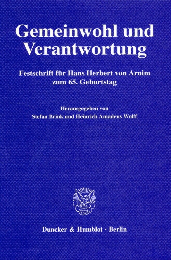Gemeinwohl und Verantwortung. main product photo