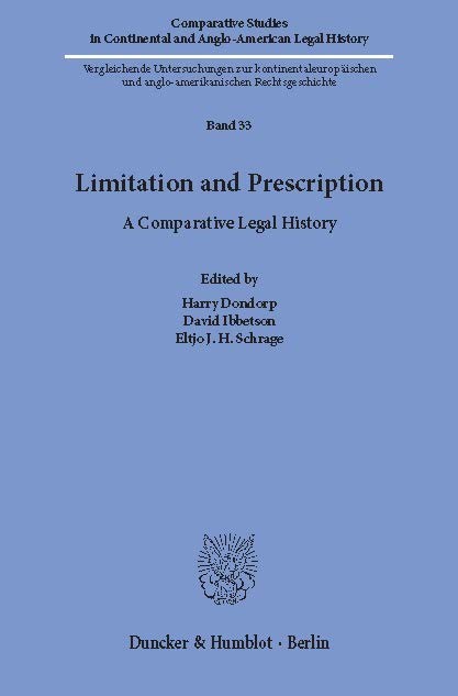 Limitation and Prescription. main product photo