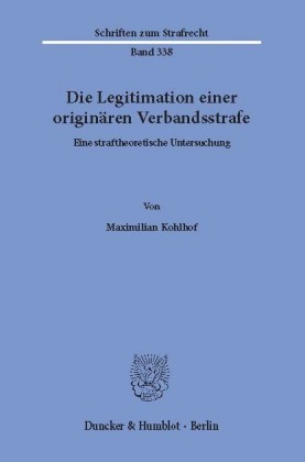Die Legitimation einer originären Verbandsstrafe.
