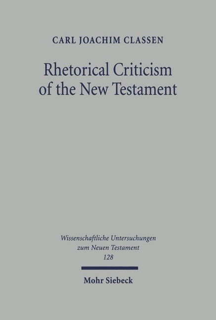 Rhetorical Criticism of the New Testament main product photo