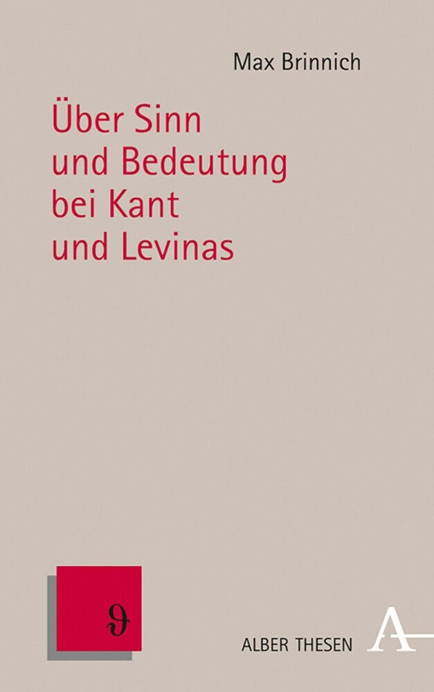 Über Sinn und Bedeutung bei Kant und Levinas main product photo