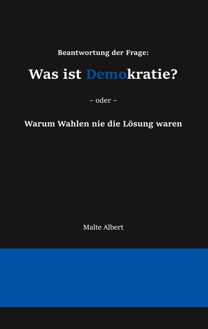 Beantwortung der Frage: Was ist Demokratie? main product photo