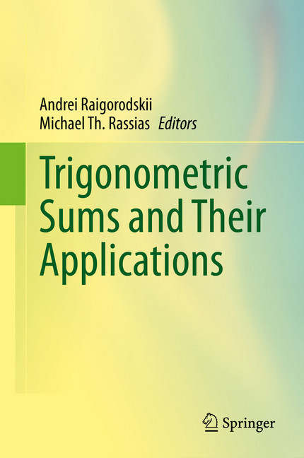 Trigonometric Sums and Their Applications main product photo