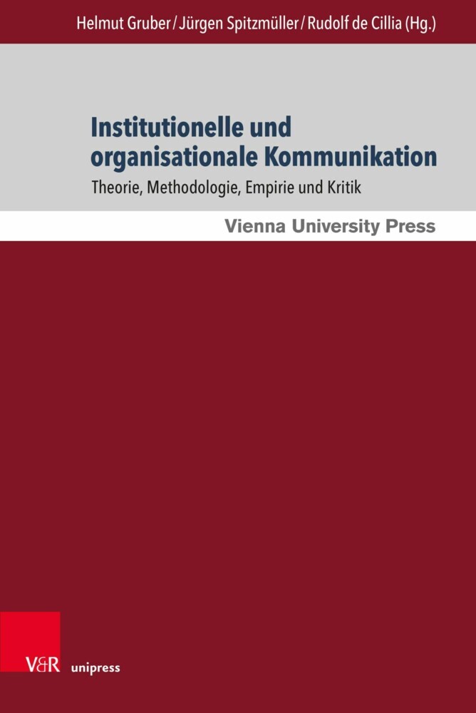 Institutionelle und organisationale Kommunikation main product photo