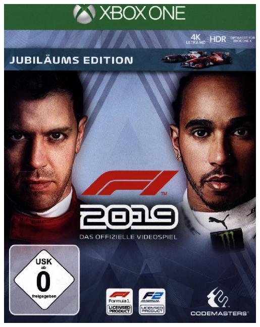 F1 2019, 1 Xbox One-Blu-ray Disc (Jubiläums Edition) main product photo