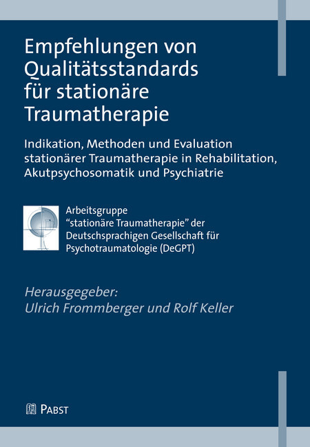Empfehlungen von Qualitätsstandards für stationäre Traumatherapie main product photo