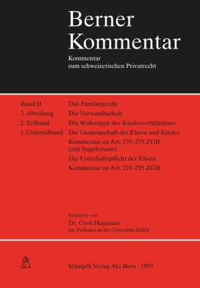 Berner Kommentar. Kommentar zum schweizerischen Privatrecht