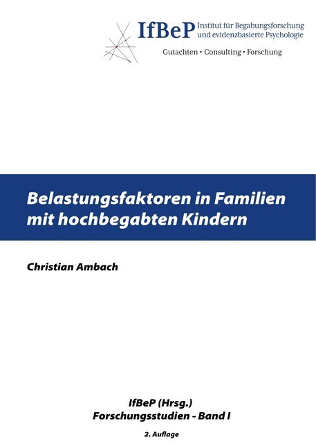 Belastungsfaktoren in Familien mit hochbegabten Kindern main product photo