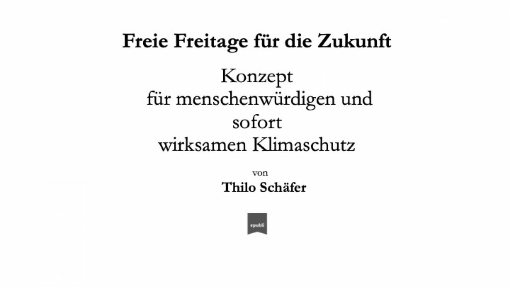 Freie Freitage für die Zukunft main product photo