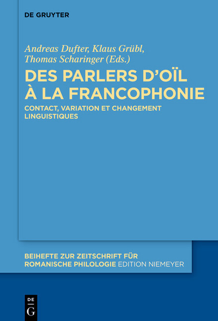 Des parlers d'oïl à la francophonie main product photo