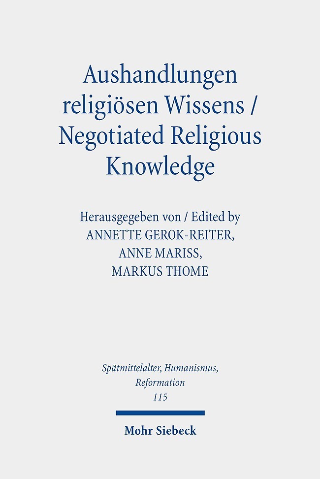 Aushandlungen religiösen Wissens - Negotiated Religious Knowledge main product photo