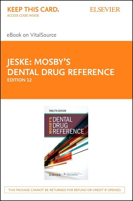Mosby's Dental Drug Reference - E-Book main product photo