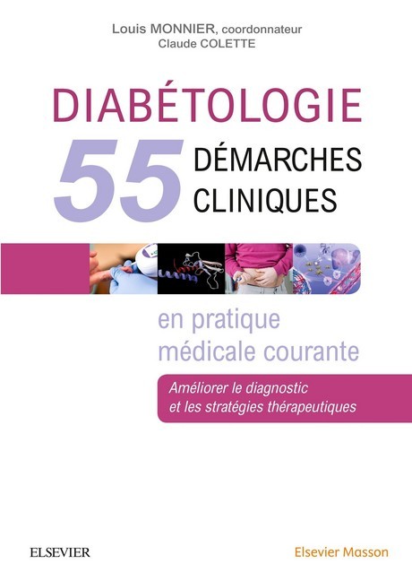 Diabétologie : 55 démarches cliniques en pratique médicale courante main product photo