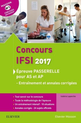 Concours IFSI 2017. Épreuve passerelle pour AS et AP