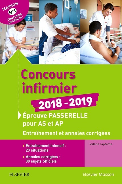 Concours infirmier 2018-2019. Épreuve passerelle pour aide-soignant et auxiliaire de puériculture main product photo