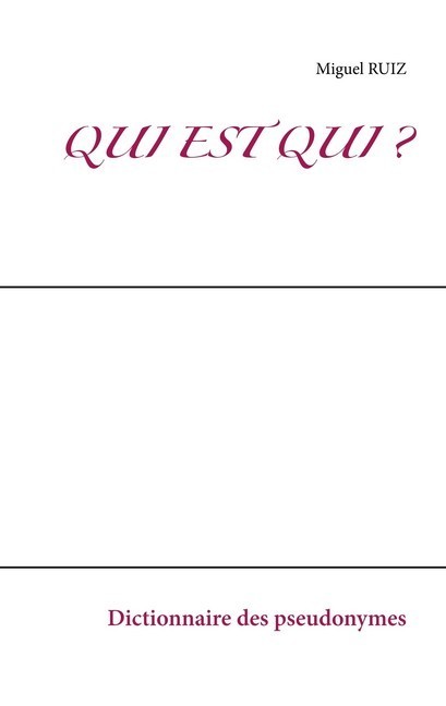 Qui est qui ? main product photo