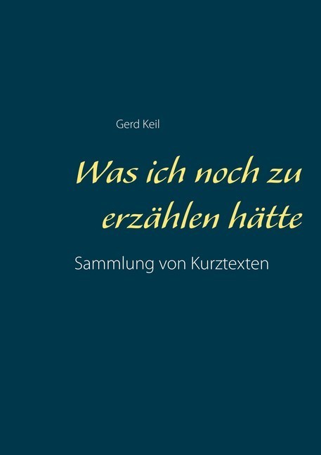 Was ich noch zu erzählen hätte main product photo