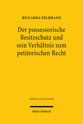 Der possessorische Besitzschutz und sein Verhältnis zum petitorischen Recht