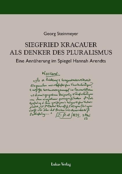 Siegfried Kracauer als Denker des Pluralismus main product photo