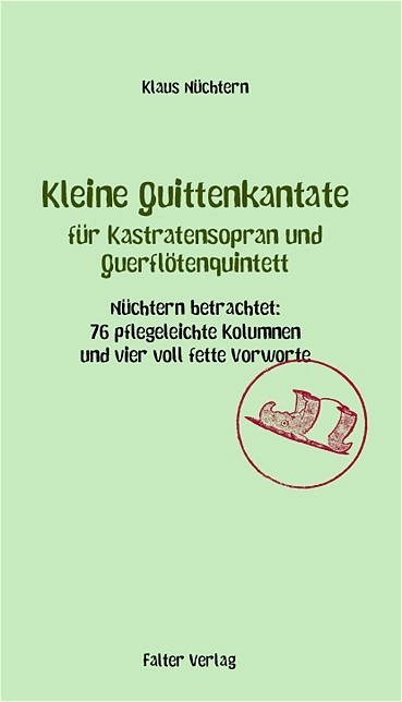 Kleine Quittenkantate für Kastratensopran und Querflötenquintett main product photo