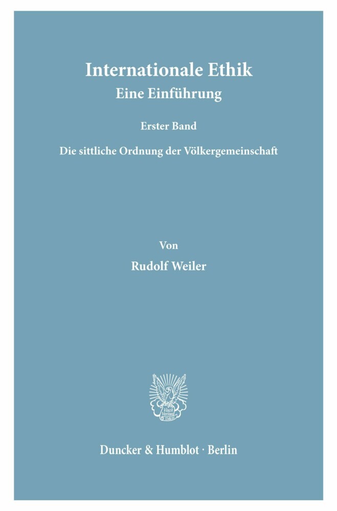 Internationale Ethik. Eine Einführung. main product photo