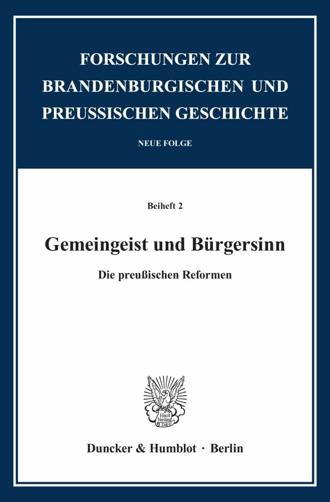 Gemeingeist und Bürgersinn. main product photo