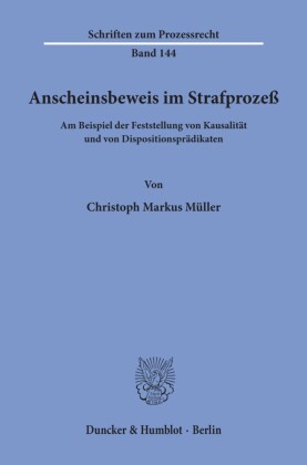 Anscheinsbeweis im Strafprozeß
