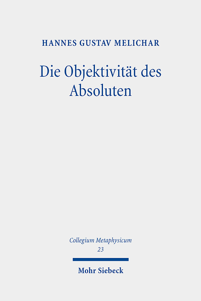 Die Objektivität des Absoluten main product photo