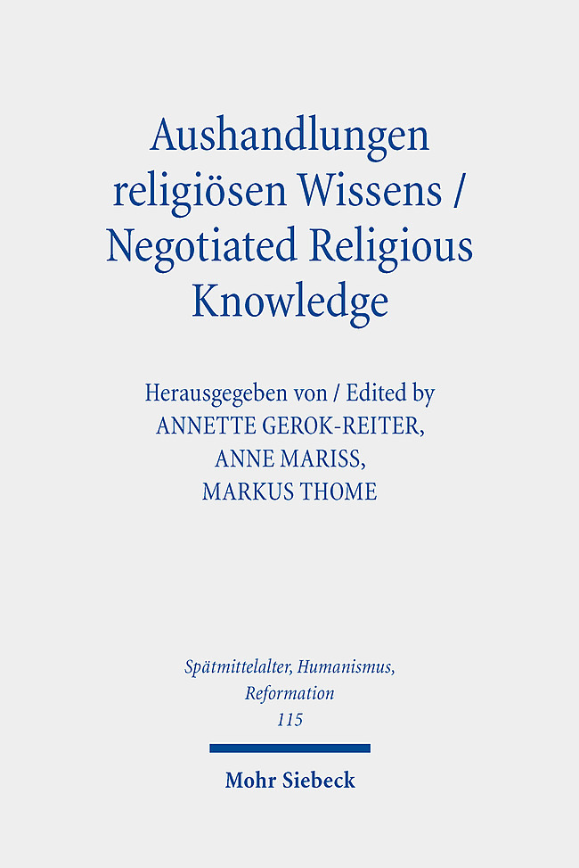 Aushandlungen religiösen Wissens - Negotiated Religious Knowledge main product photo