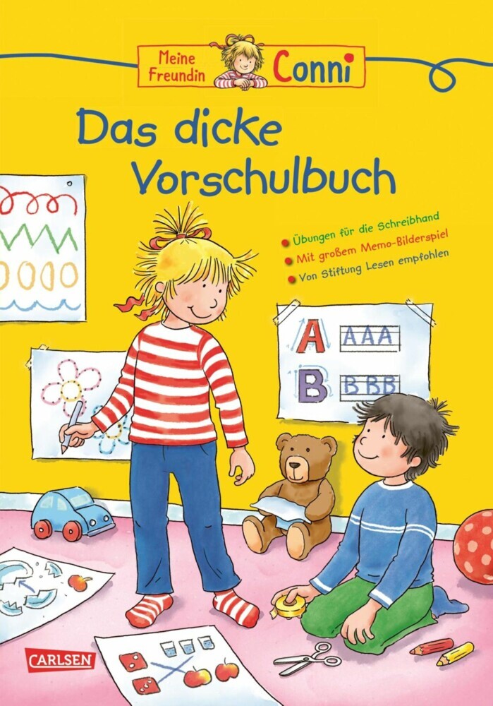 Conni Gelbe Reihe (Beschäftigungsbuch): Lernspaß - Das dicke Vorschulbuch main product photo