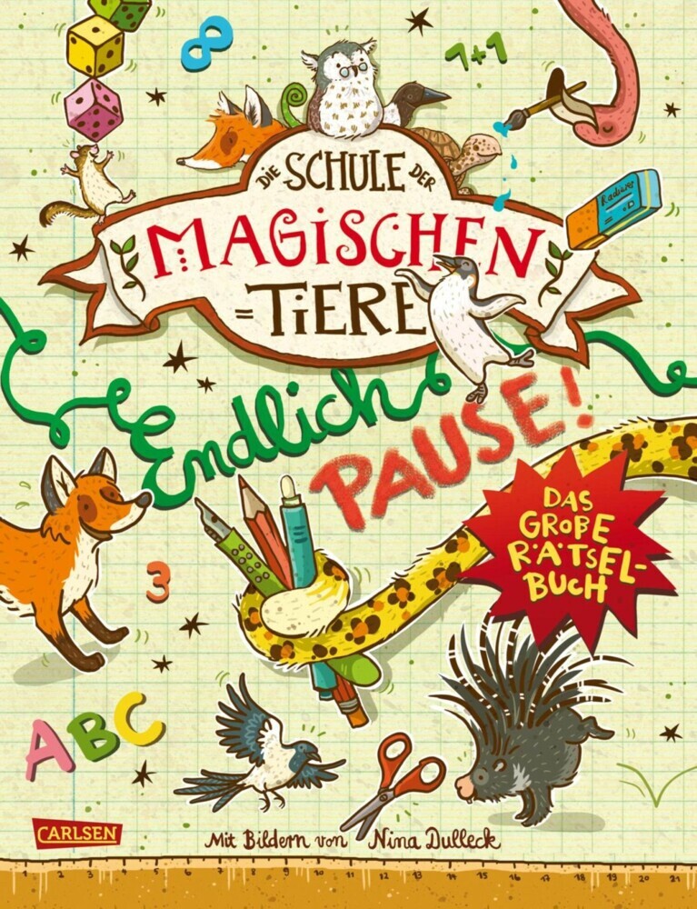 Die Schule der magischen Tiere: Endlich Pause! Das große Rätselbuch main product photo