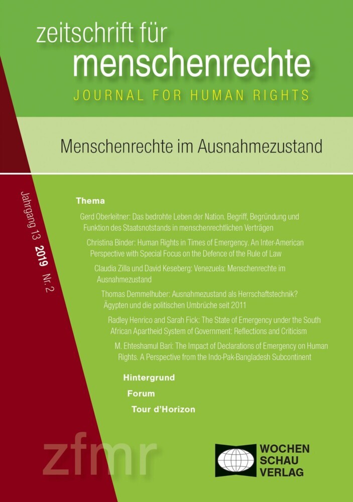 Menschenrechte im Ausnahmezustand main product photo