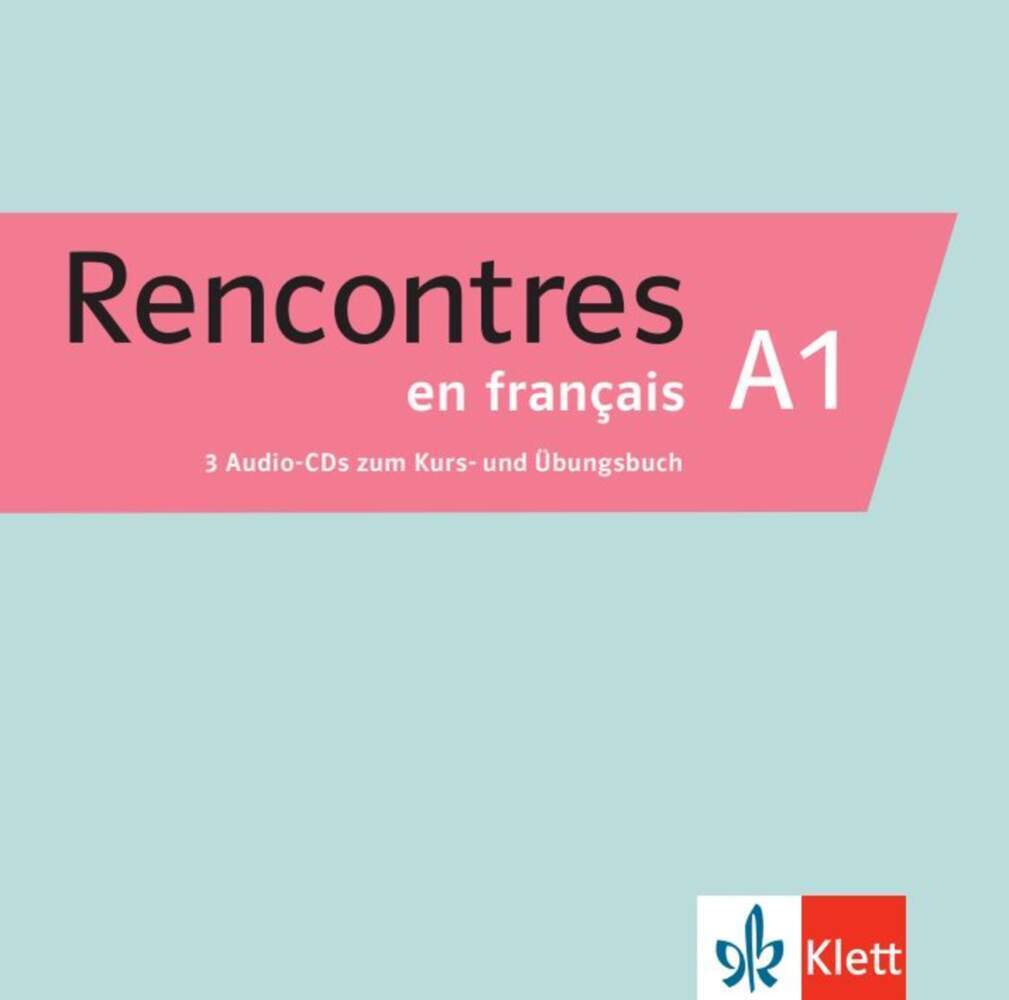 Rencontres en français A1, 3 Audio-CDs main product photo