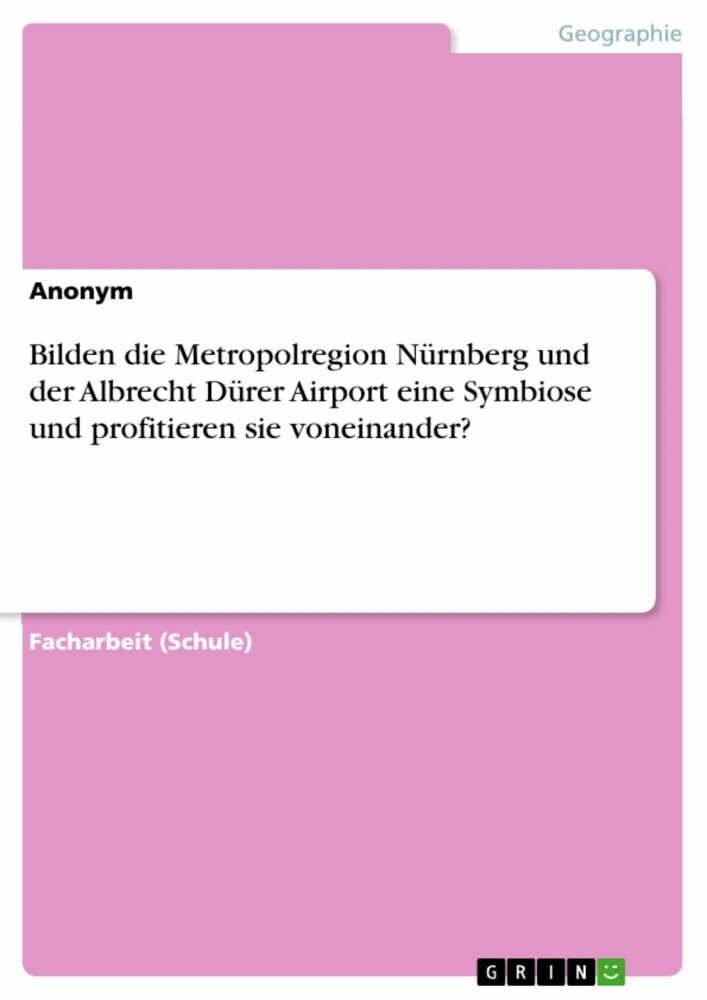 Bilden die Metropolregion Nürnberg und der Albrecht Dürer Airport eine Symbiose und profitieren sie voneinander? main product photo