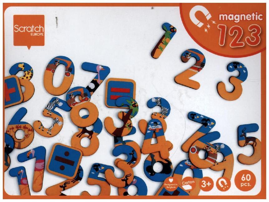 Magnete 60 Zahlen Safari (Kinderspiel) main product photo