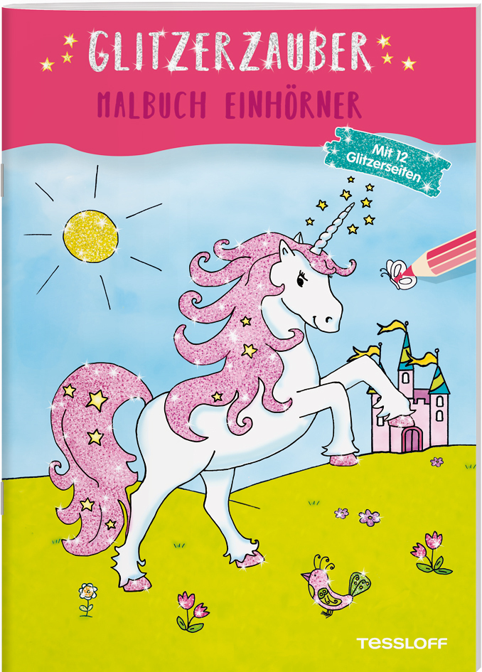 Glitzerzauber Malbuch - Einhörner main product photo