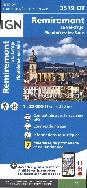 3519OT Remiremont.Val d'Ajol.Plombières-les-Bains main product photo