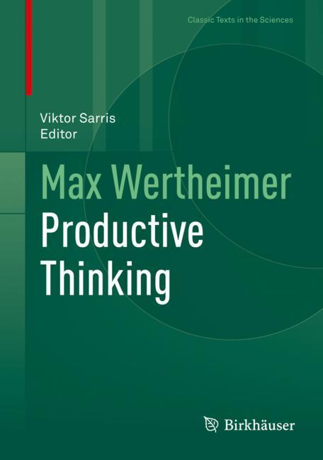 Max Wertheimer Productive Thinking main product photo