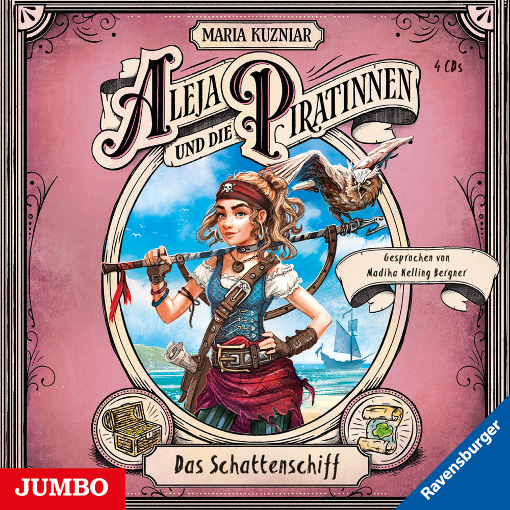 Aleja und die Piratinnen. Das Schattenschiff, 4 Audio-CD main product photo